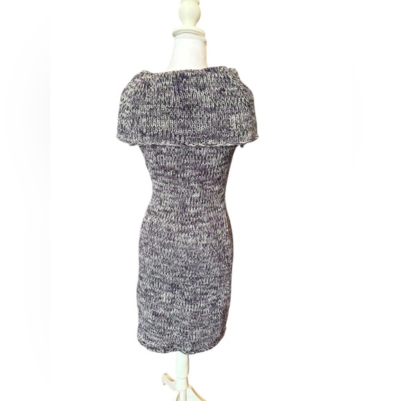 Say What? Womens Y2K Purple Gray Knit Sweater Dress Size Small Preppy Whimsygoth - Picture 5 of 8